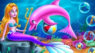 Princess Pink Pretty Dolphin Care and Spa Girl Games screenshot 1
