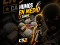 Este humo en RUTA está ROTÍSIMO 💀 #shorts #shortvideo #cache #cs2