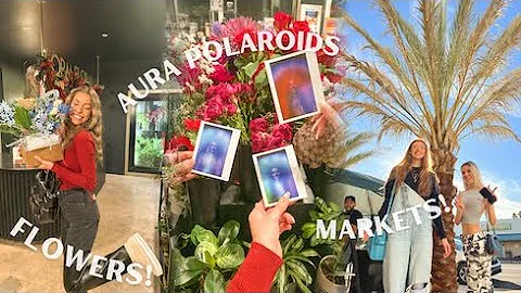HOLIDAY markets & AURA Polaroids!! ~vlogmas day 17~