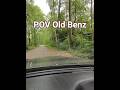 POV: Starting a 44 year old Mercedes Benz W126 500Sel V8 #offroad #mercedes #automobile #w126