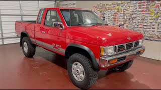 1993 Nissan Hardbody SE V6 4x4 1Family Owned All Original 96k Miles Active Red Mint Condition!