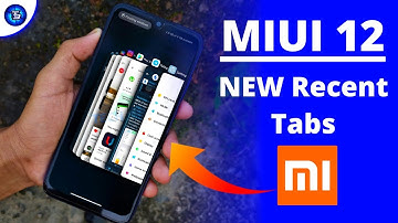 OFFICIAL - MIUI 12 NEW SYSTEM LAUNCHER UPDATE | IOS STYLE RECENT MENUS | New Recent Tabs