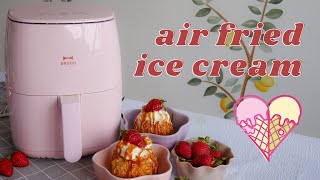Can you make fried ice cream in an air fryer
