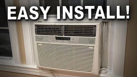 How to Install ANY Window AC Air Conditioner Unit