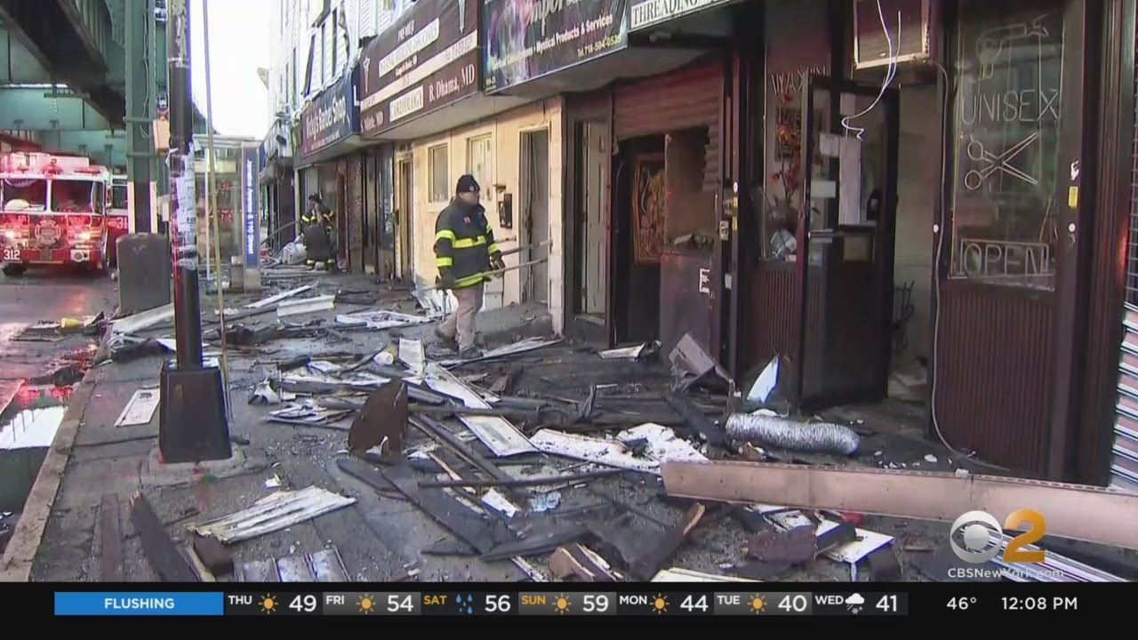 Dozens Of People Displaced Fire Rips Through Queens Apartments ...