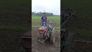 Starting the SIFANG 12HP diesel engine power tiller. #short #vairalshort #vairalshortvideo