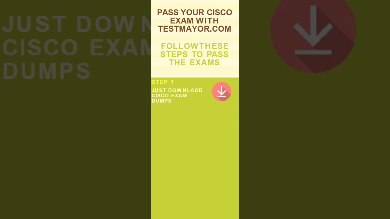 How Can I pass my Cisco Exam