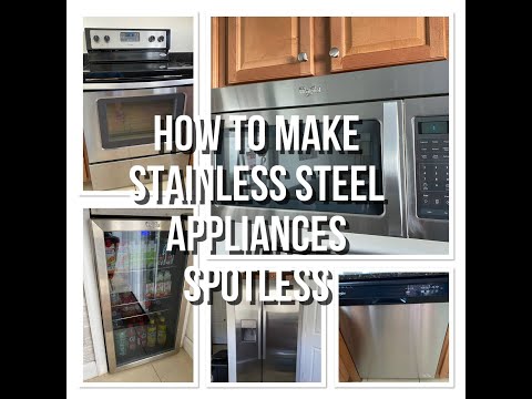 HOW TO MAKE YOUR STAINLESS STEEL APPLIANCES SPOTLESS | SPRING CLEANING | BE PRODUCTIVE | WHIRLPOOL