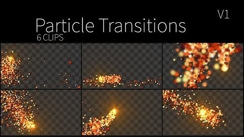 Particle Transitions | Motion Graphics - Videohive template