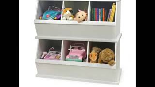 Badger Basket Three Bin Storage Cubby - White