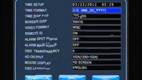2M DVR - Initial setup