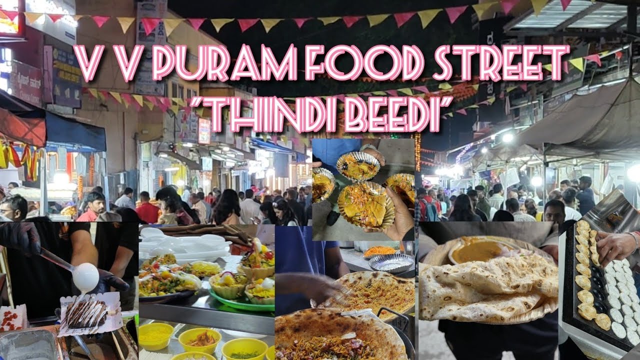 Vv Puram Food Street Thindi Beedi Bangalore YouTube