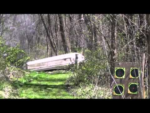 Monkey meets 1 lb exploding target mixed with blac