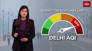 Delhi Gasps for Air: AQI Breaches 500, City in 
