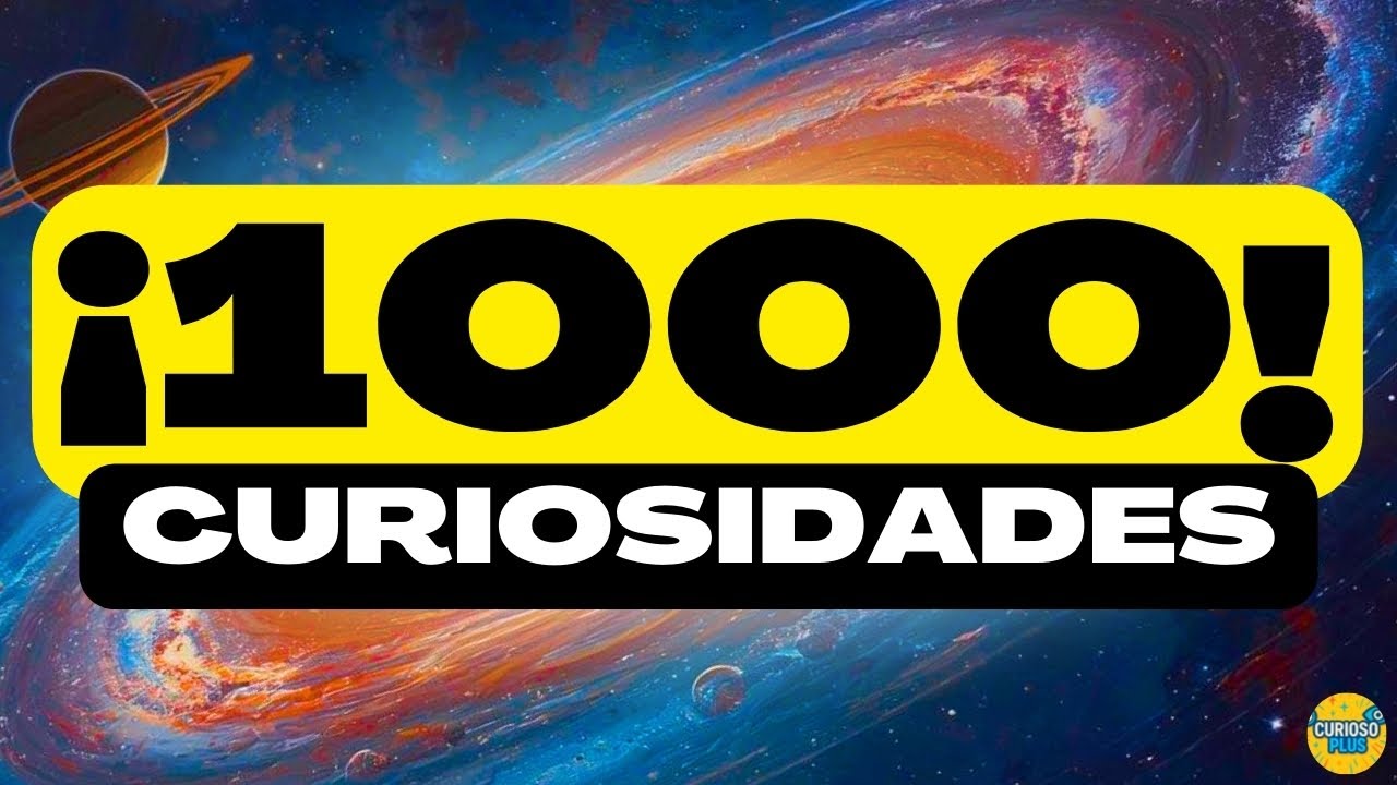 ¡1000 DATOS CURIOSOS INCREÍBLES y COSAS QUE NO SABÍAS! ⏰😲