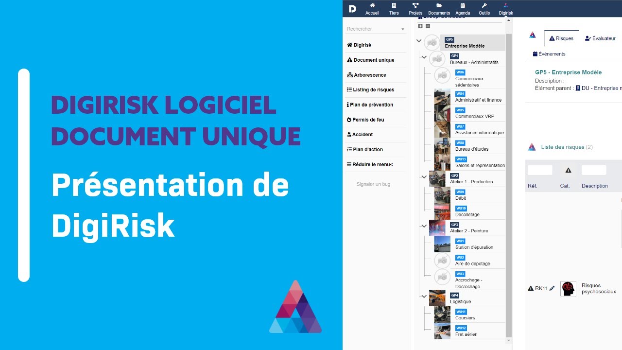 Présentation de DigiRisk - Logiciel Document Unique