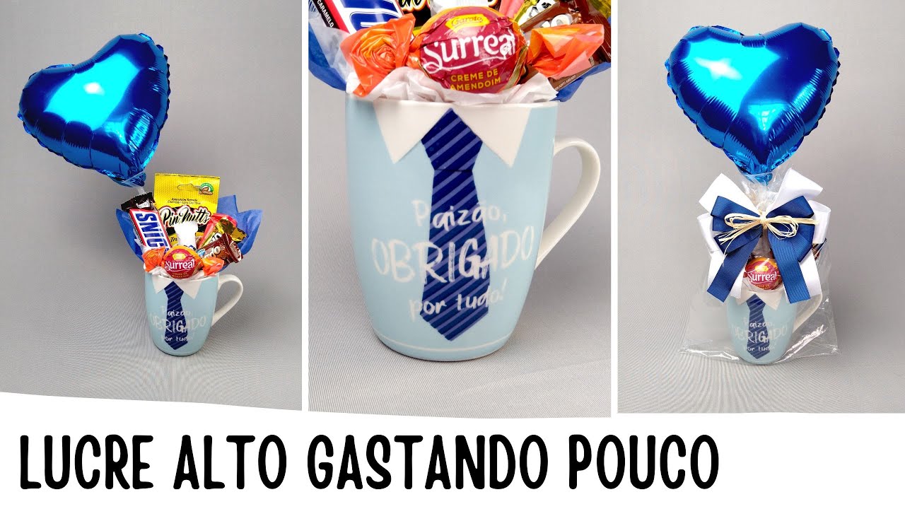 VOCÊ TEM POUCO DINHEIRO PARA INVESTIR? Faça Essa Lembrancinha Barata e Lucre Alto No Dia Dos Pais