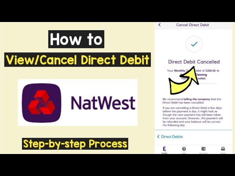 Cancel Direct Debit Natwest App Stop Automatic Schedule Payment 