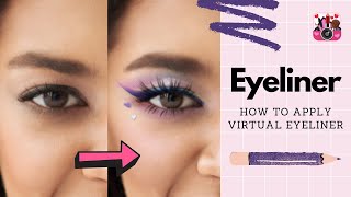 How to Apply Eyeliner to Your Selfie | Easy Selfie Ideas | YouCam Makeup Tutorial screenshot 5