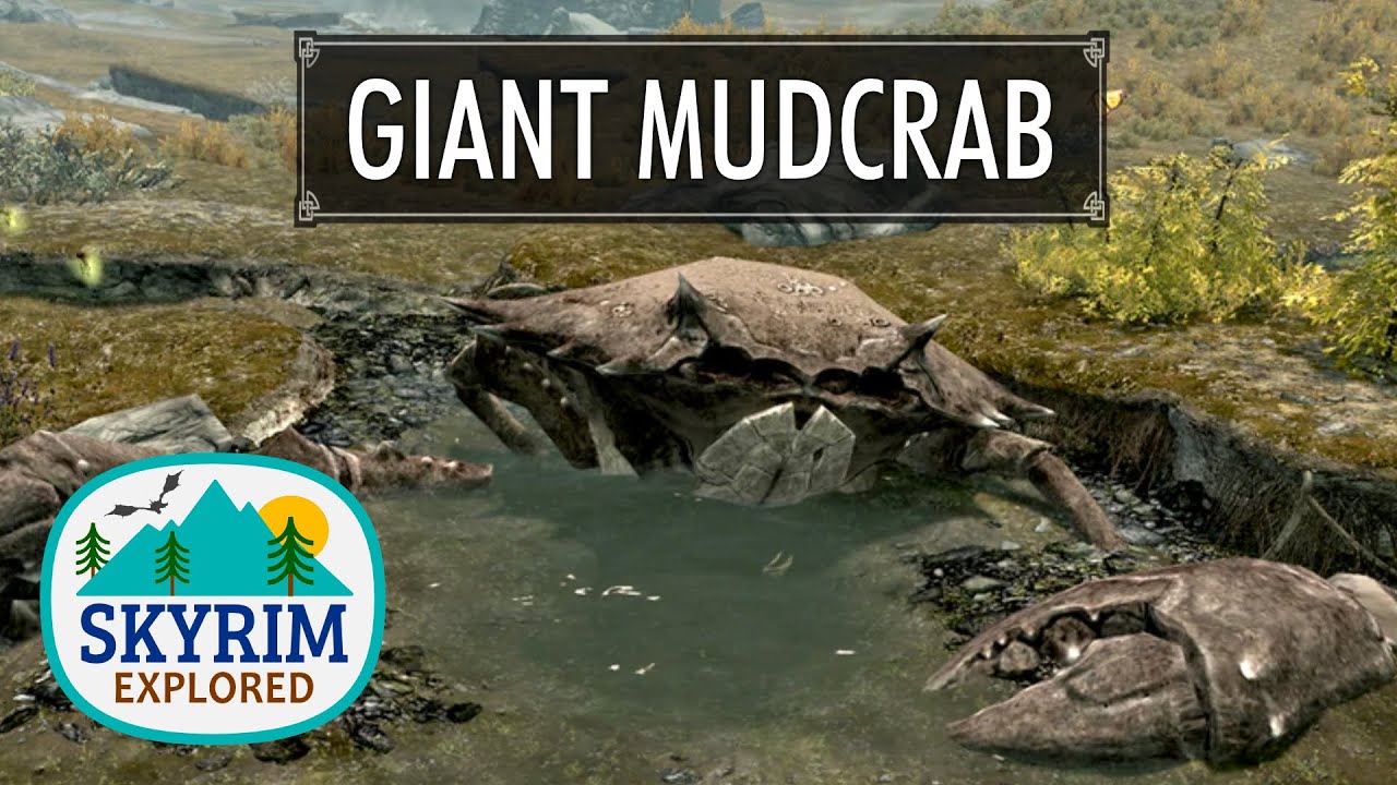 Fossilized Giant Mudcrab Skyrim Explored YouTube