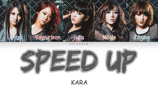 KARA (カラ) – SPEED UP (スピードアップ) [Color Coded Lyrics/Kan/Rom/Eng/가사]