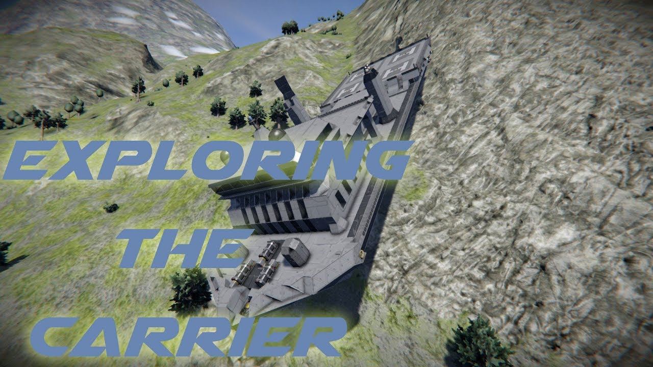Space Engineers : #5 : Exploring the Carrier!