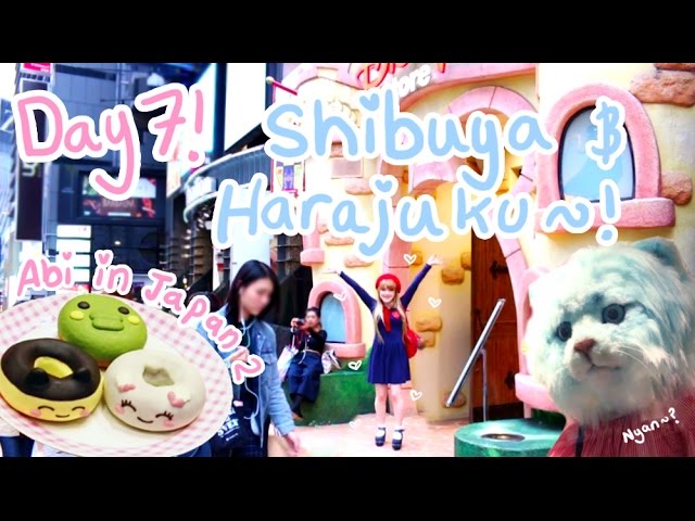 CUTE MAKE-UP, DISNEY STORE & ADULT BIBS?! | Day 7 - Shibuya & Harajuku  | Abipop in Japan 2015 ♡