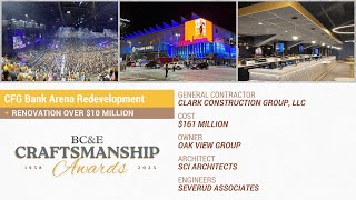 2023 Overall Building Winner: CFG Bank Arena Redevelopment