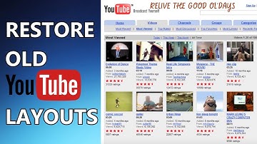 How to Restore the Old YouTube Layouts 2023