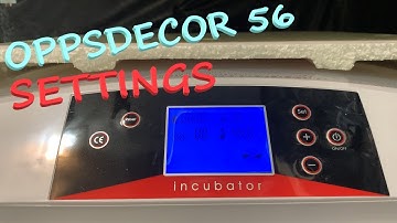OppsDecor 56 Eierbroedmachine-instellingen eenvoudig gemaakt