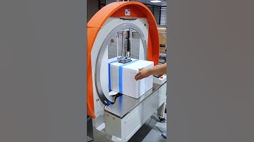 Automatic Box Strapping Machine in Action 📦⚙️
