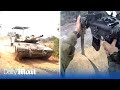 Israeli troops advance on foot and open fire as they charge into Gaza Strip with tanks