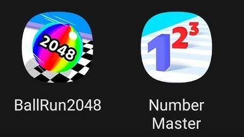 Number Master & Ball Run 2048 All Level SpeedRun gameplay Android, ios CN