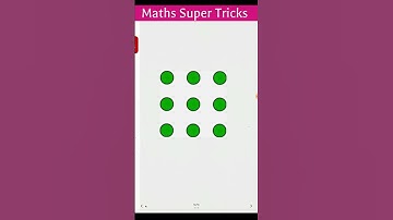 Thumbnail of Connecting 9 Dots with 4 lines Puzzle  #pi2infinity #shorts