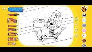 🎨 Three Cats Coloring for Kids! 🐱🌈 Fun and Colorful Cartoon