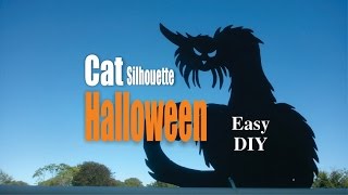 Easy DIY Car Silhouette Halloween Decorations. This video shows not only how to enlarge designs found on the web but also 