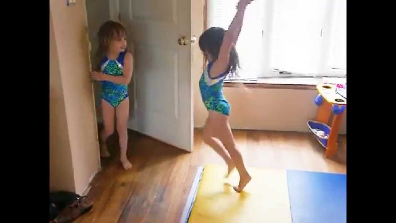 Twin Gymnasts Get Their Back walkover On The Same Day!