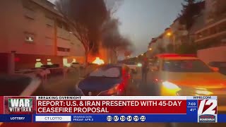 US and Iran receive proposal for 45-day ceasefire and reopening of Strait of Hormuz