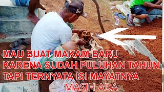 Viral! Gali makam untuk kuburan baru, ternyata masih ada mayat lama