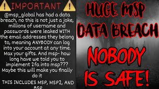 Huge MSP Data Breach, All Our Info LEAKED! No Body Is Safe