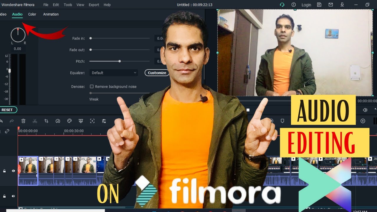 How To EDIT AUDIO In Filmora X HIndi 2021 - Tutorial For Beginners | Voice Editing On Filmora X