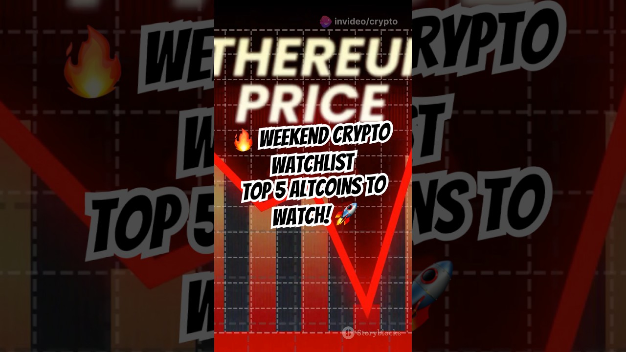Top 5 Altcoins to Watch This Weekend 🚀 |Crypto Clarity Now 