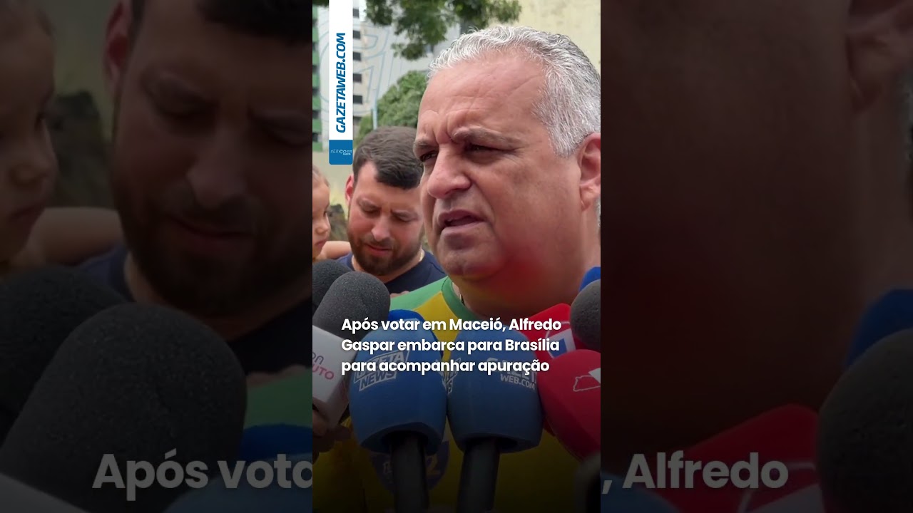 Após votar em Maceió, Alfredo Gaspar embarca para Brasília para acompanhar apuração