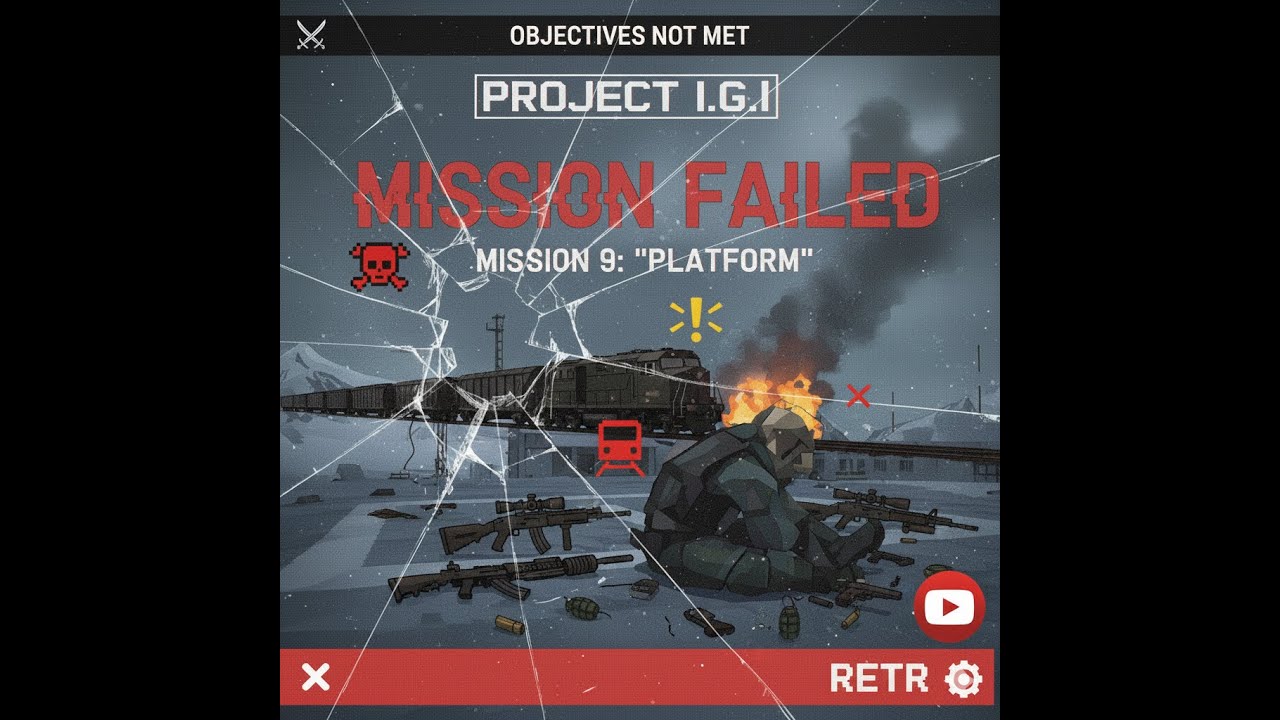 PROJECT IGI-1  Mission 9 Missile Trainyard 