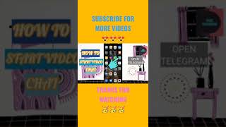 HOW TO START VIDEO CHAT ON TELEGRAM/HOW TO START VOICE CHAT ON TELEGRAM 📱📱📱