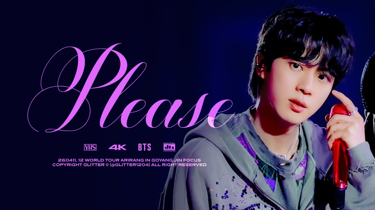 4K cam] 260411-12 BTS WORLD TOUR ARIRANG IN GOYANG Please Jin