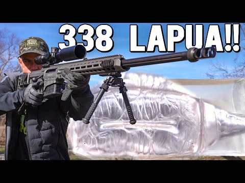 338 LAPUA vs BALLISTICS GEL!!