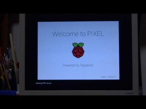 RaspberryPi3のOSインストール完了段階