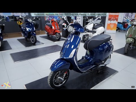 Video Vespa Sprint 125 i-Get - Xanh Dương đậm - Walkaround - youtube