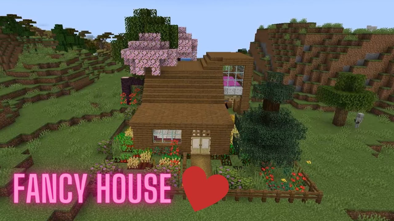 Fancy House. Casa coqueta en el prado. (minecraft creativo) (Teku Teku ...